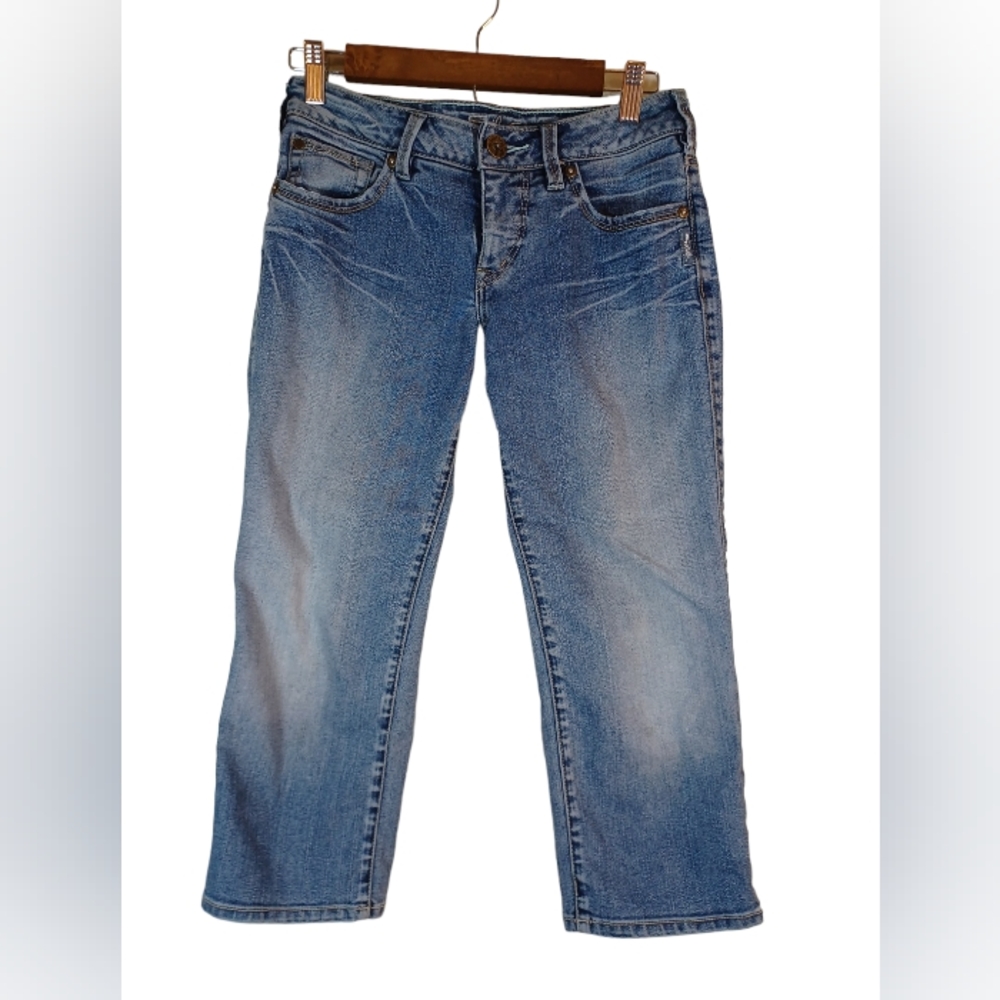 Silver Jean's Aiko Capri Size 28 Mid Rise